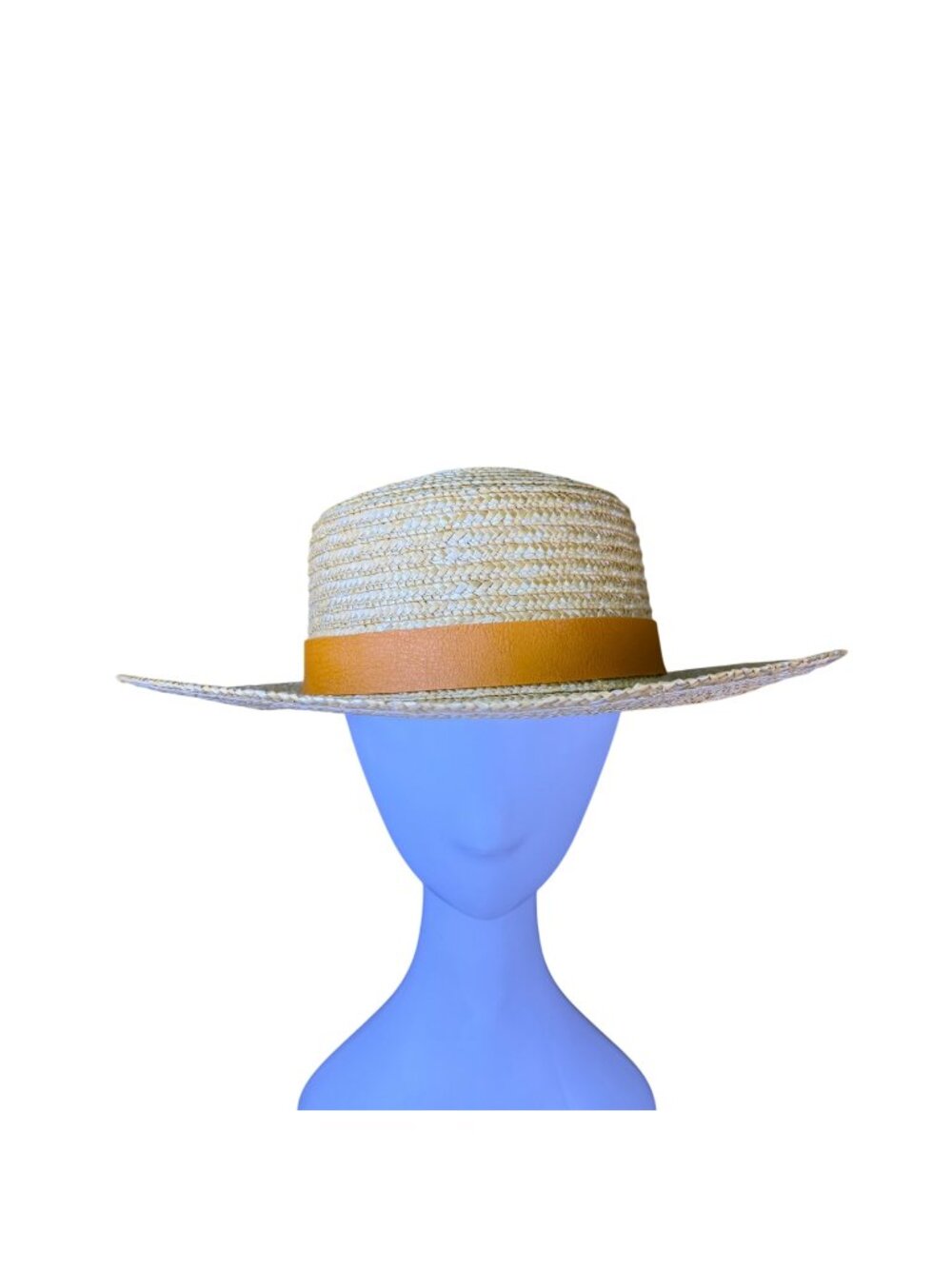 Lack Of Color Unisex Natural Straw Boater Hat With Tan Band Classic Design